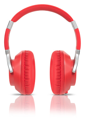 Motorola MOTO XT200 Wired Over Ear Headphones for Music, Meetings & Calls (Red)
